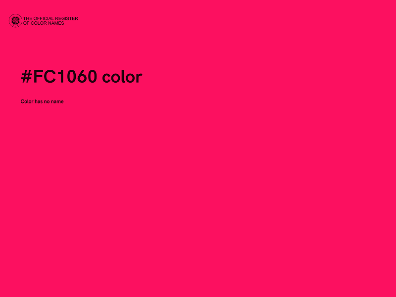 #FC1060 color image