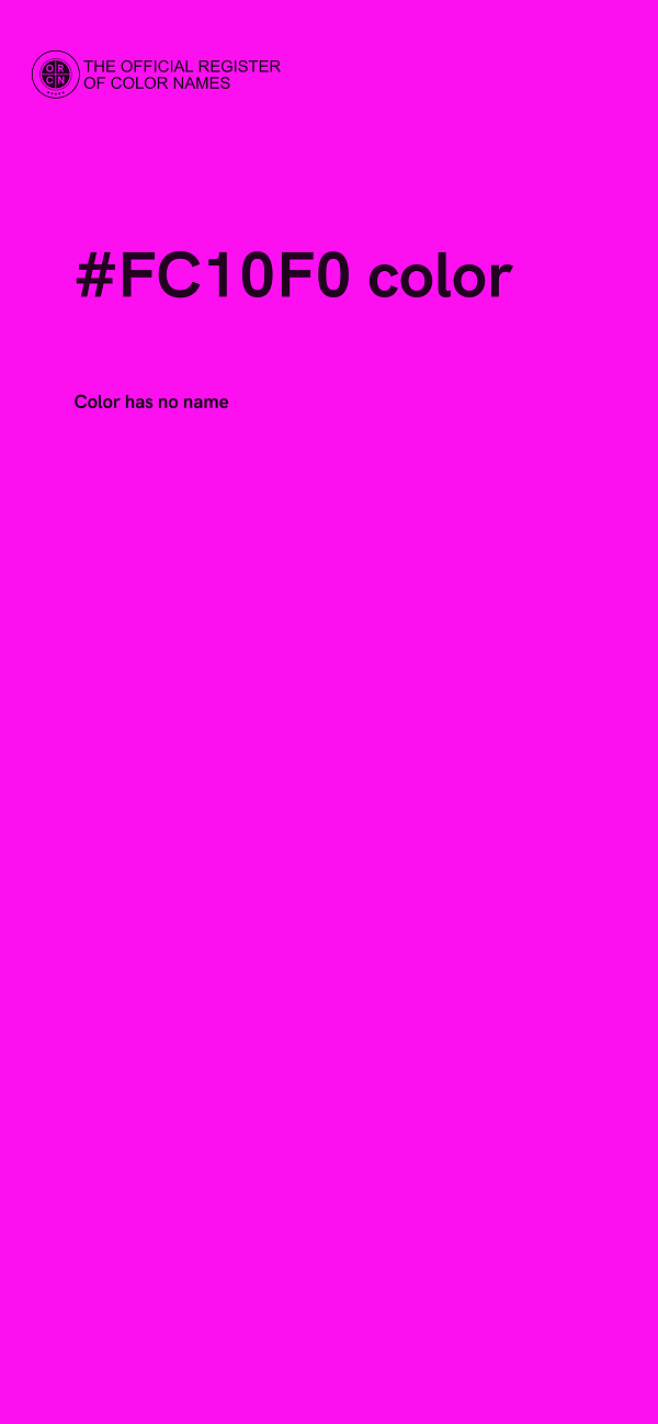 #FC10F0 color image