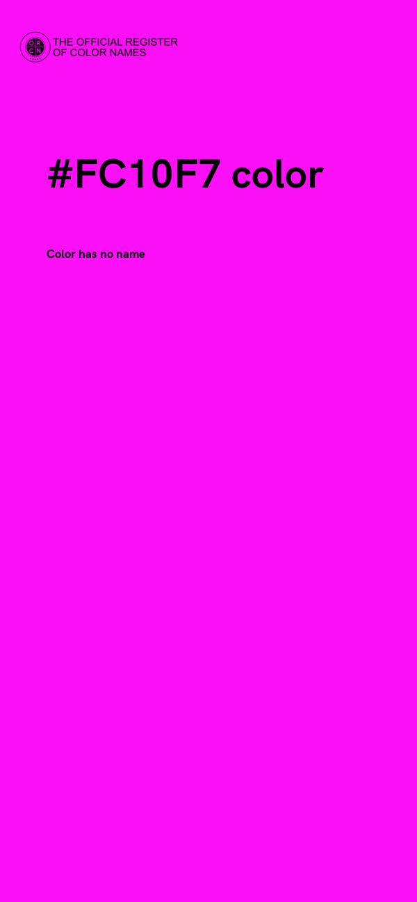 #FC10F7 color image