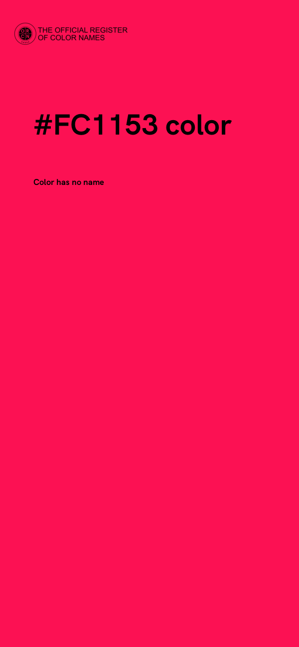 #FC1153 color image