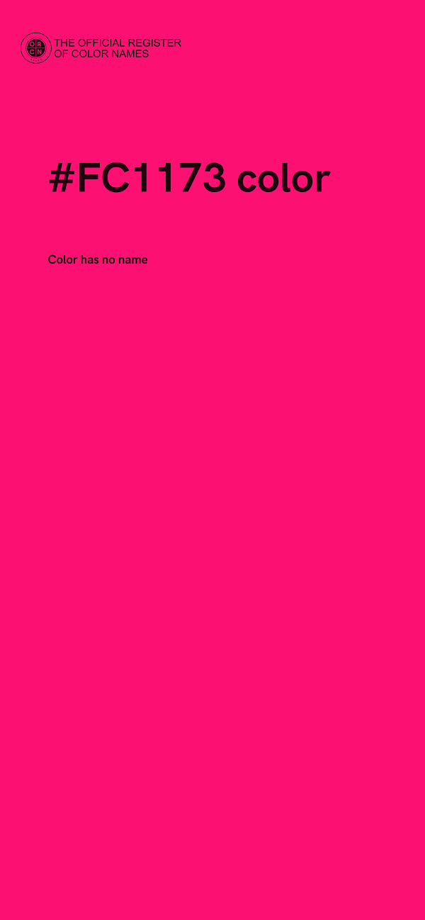 #FC1173 color image
