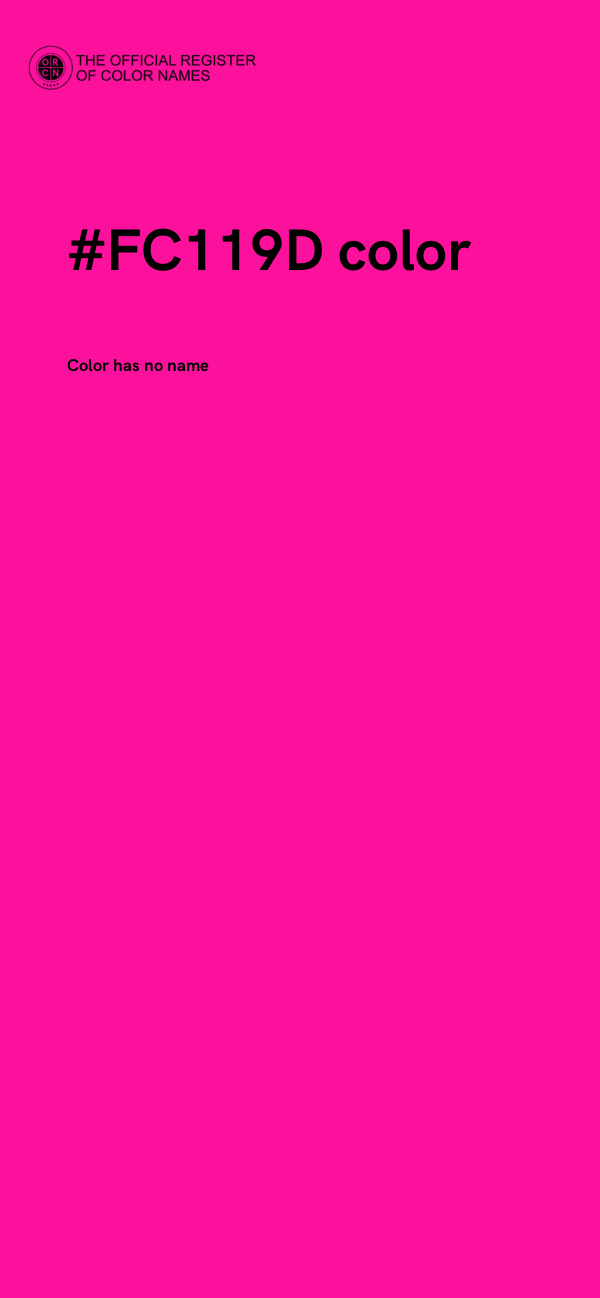 #FC119D color image