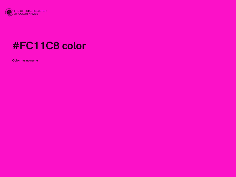 #FC11C8 color image