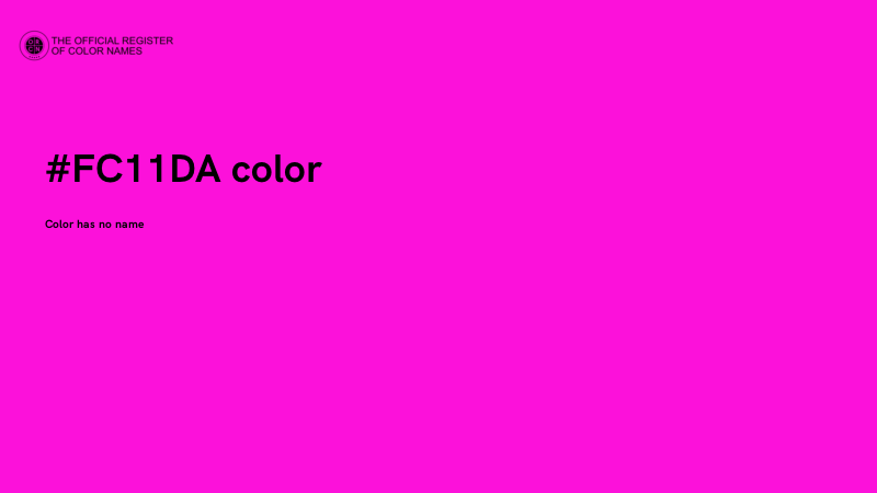 #FC11DA color image
