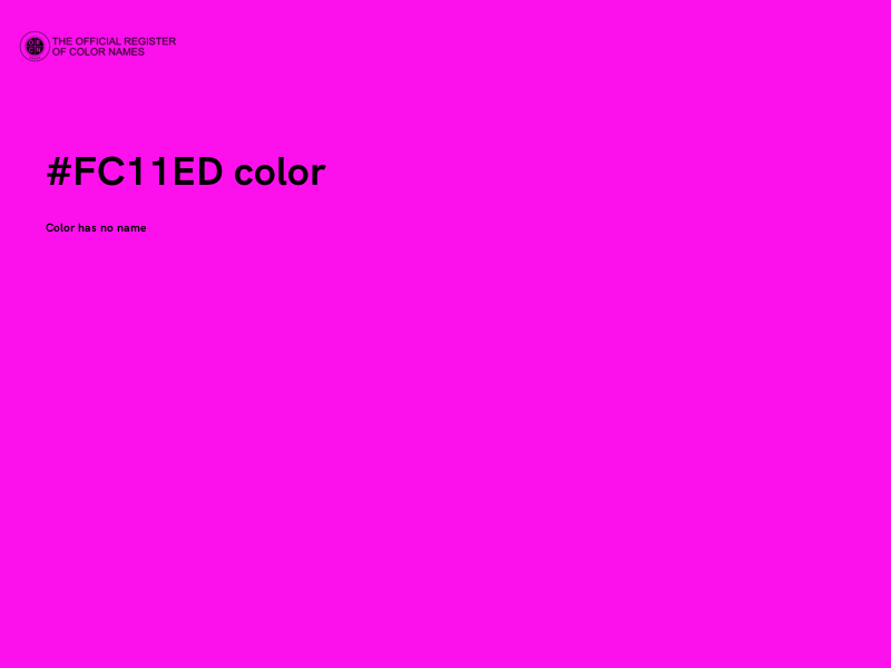 #FC11ED color image