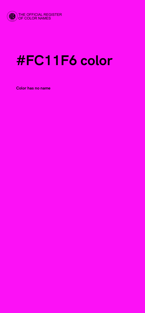 #FC11F6 color image