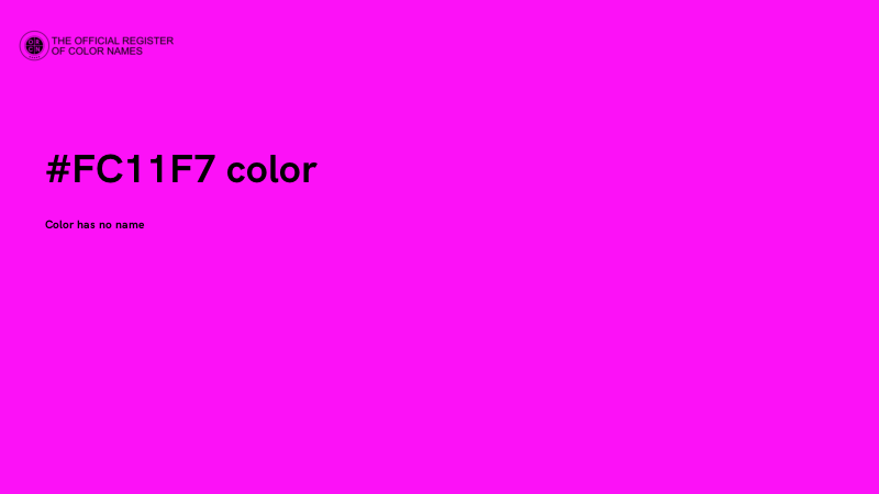 #FC11F7 color image