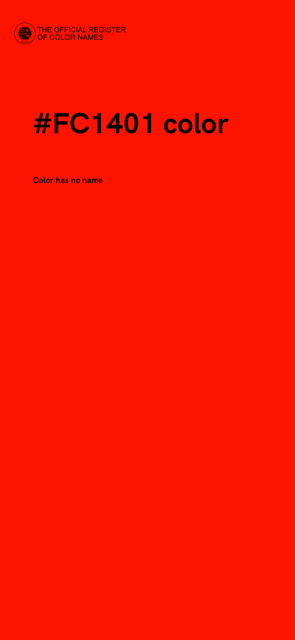 #FC1401 color image