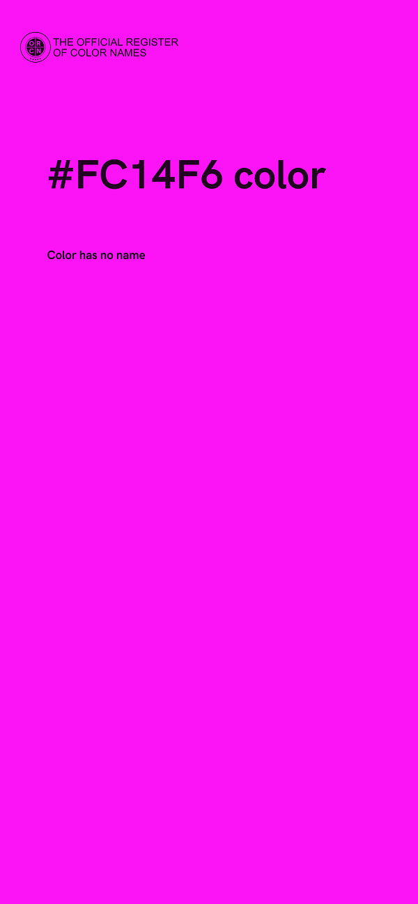 #FC14F6 color image
