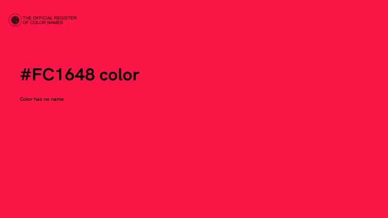 #FC1648 color image