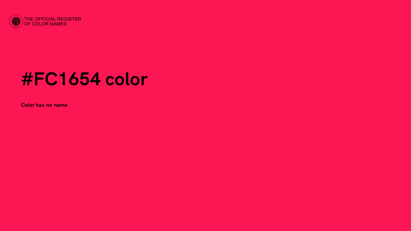 #FC1654 color image