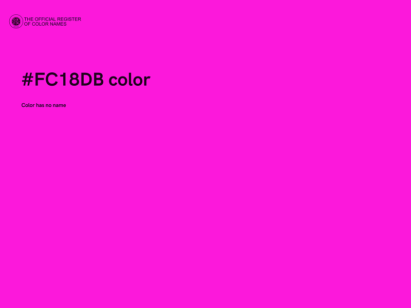 #FC18DB color image