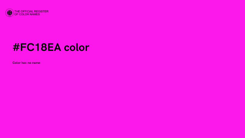 #FC18EA color image