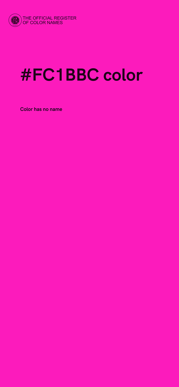 #FC1BBC color image