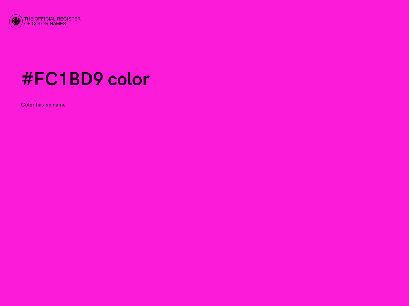 #FC1BD9 color image