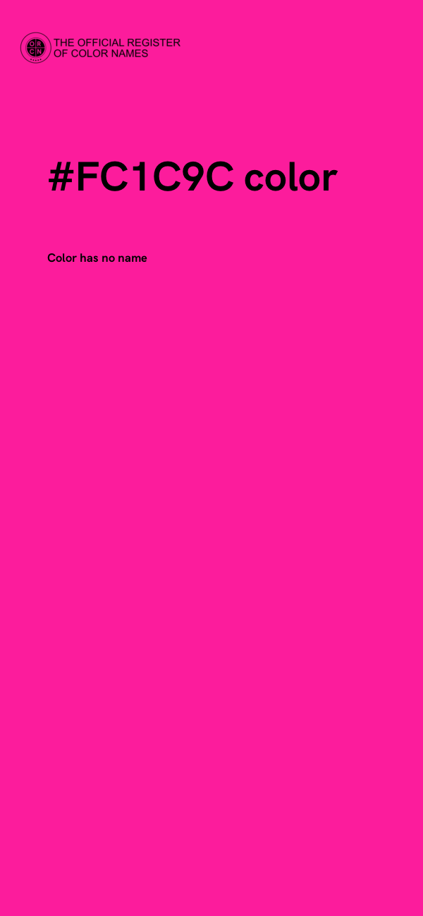 #FC1C9C color image