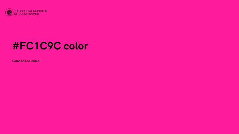 #FC1C9C color image