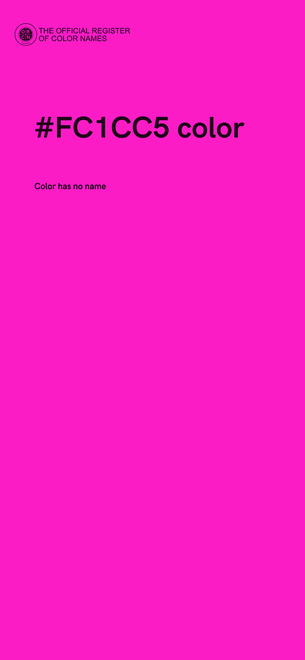 #FC1CC5 color image