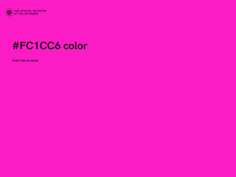 #FC1CC6 color image