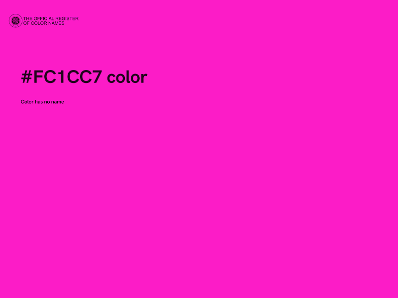 #FC1CC7 color image