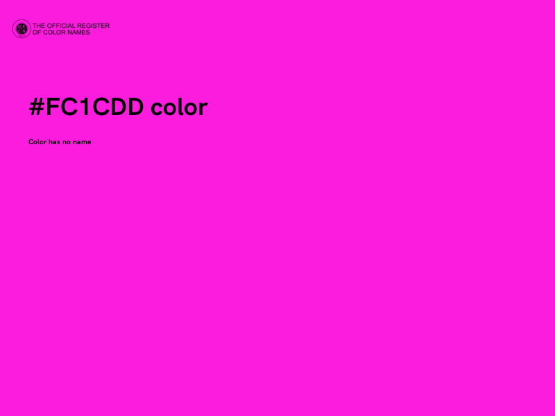 #FC1CDD color image