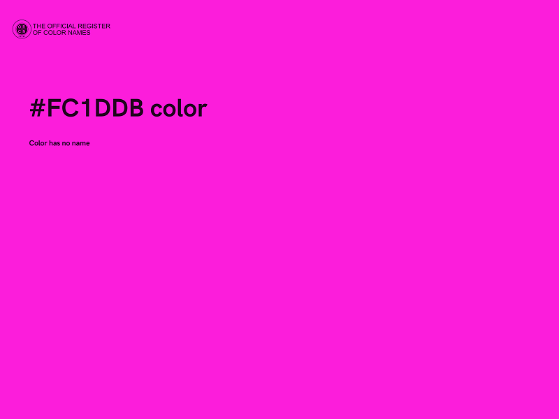 #FC1DDB color image