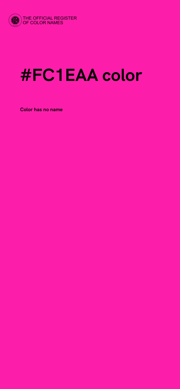 #FC1EAA color image
