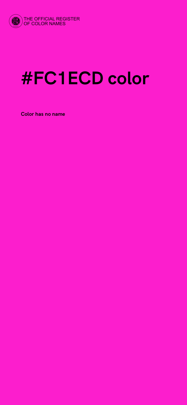 #FC1ECD color image