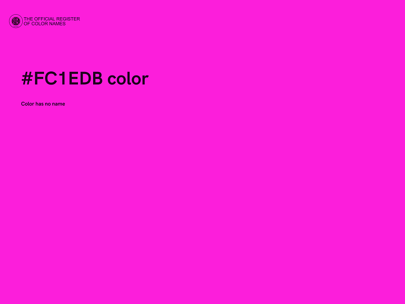 #FC1EDB color image