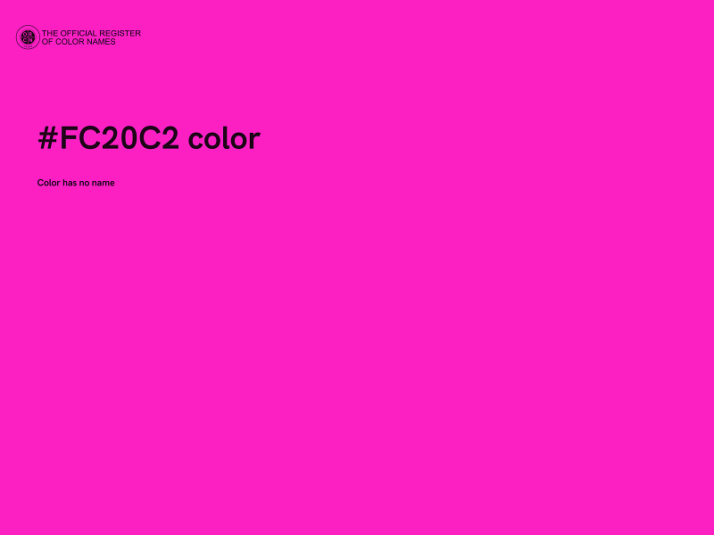 #FC20C2 color image