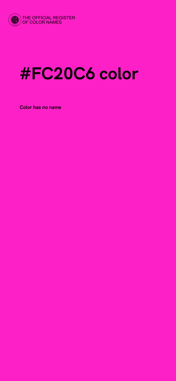 #FC20C6 color image