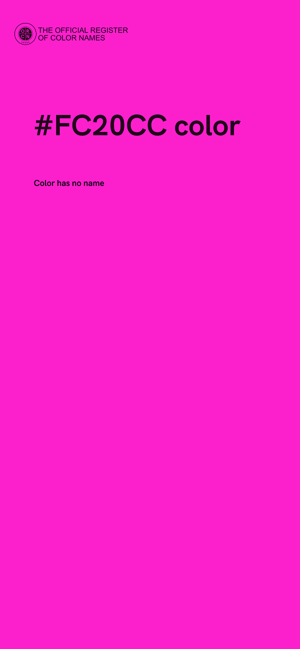 #FC20CC color image