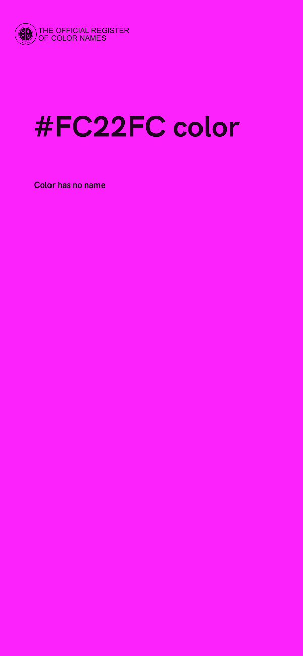 #FC22FC color image