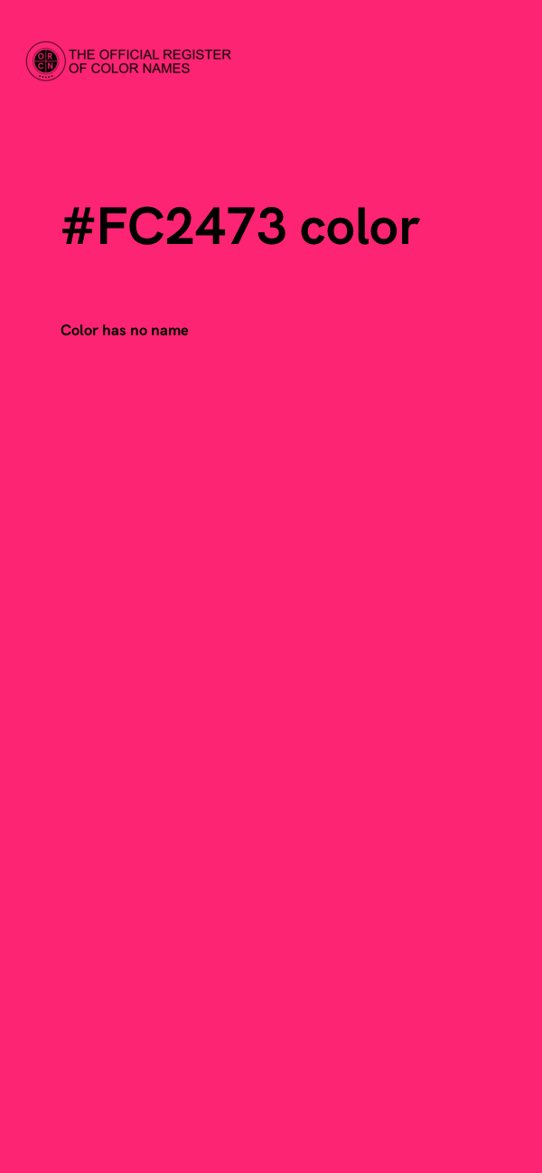 #FC2473 color image