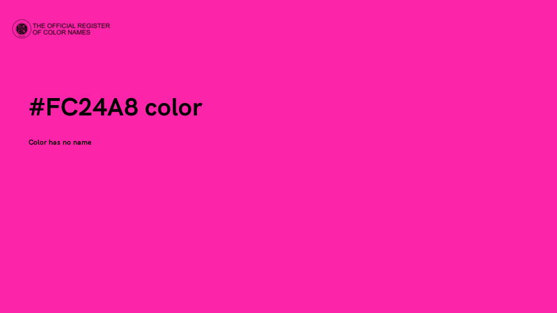 #FC24A8 color image