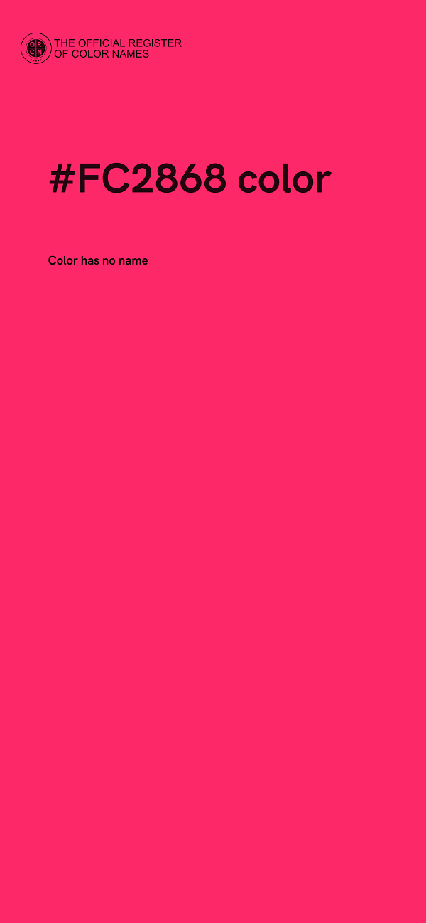 #FC2868 color image