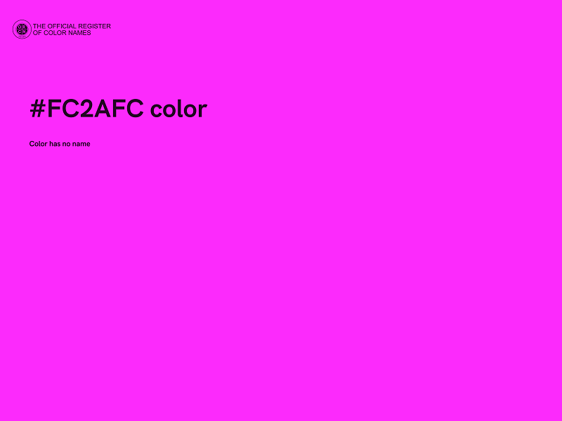 #FC2AFC color image