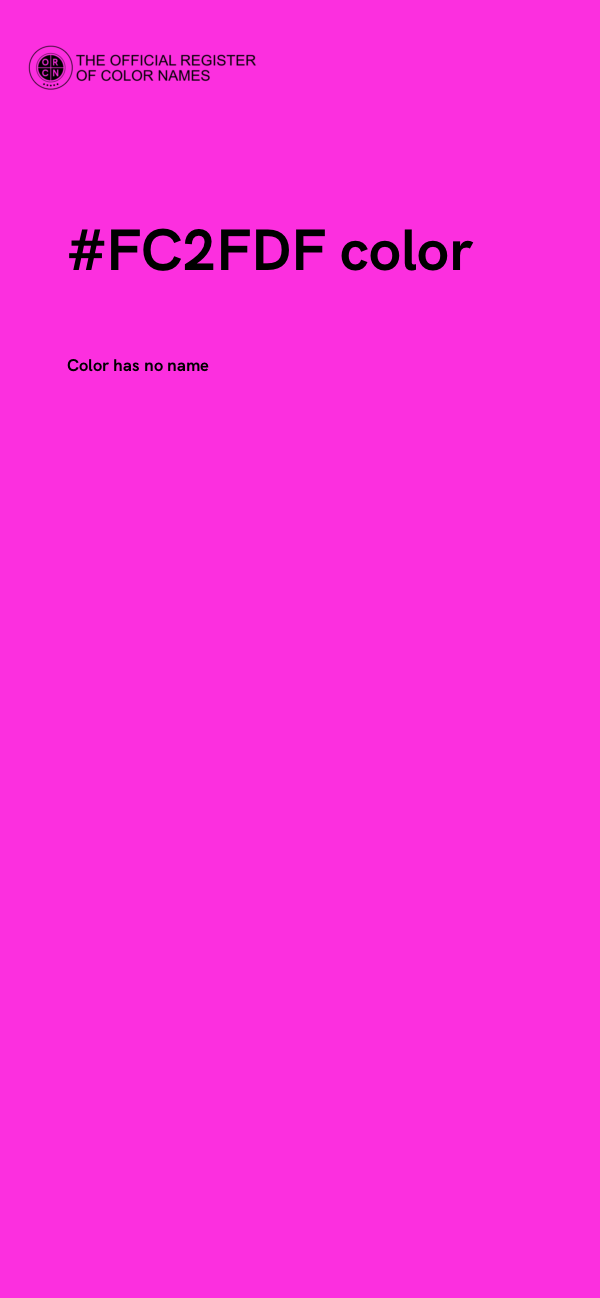 #FC2FDF color image