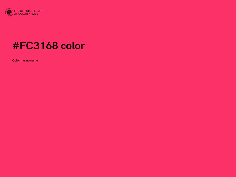 #FC3168 color image