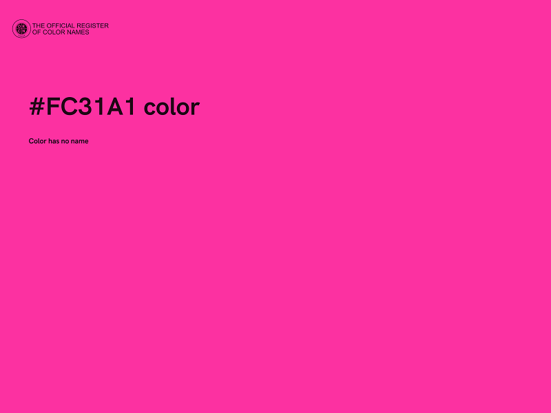 #FC31A1 color image