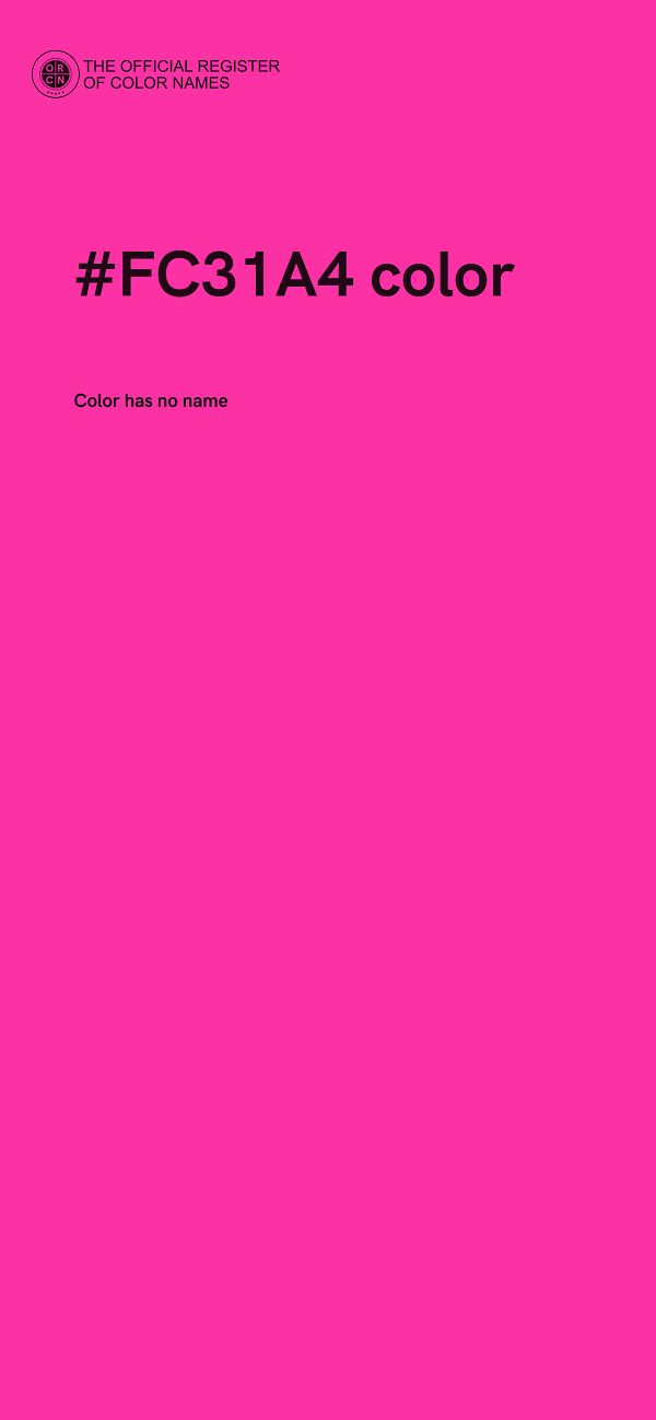 #FC31A4 color image