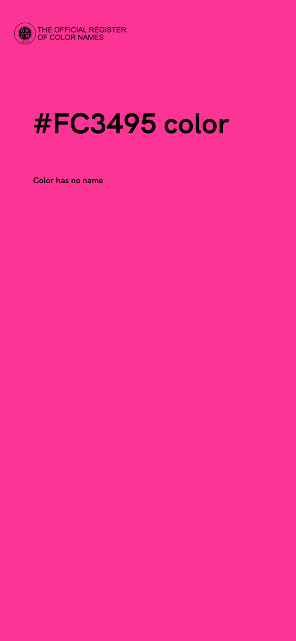 #FC3495 color image