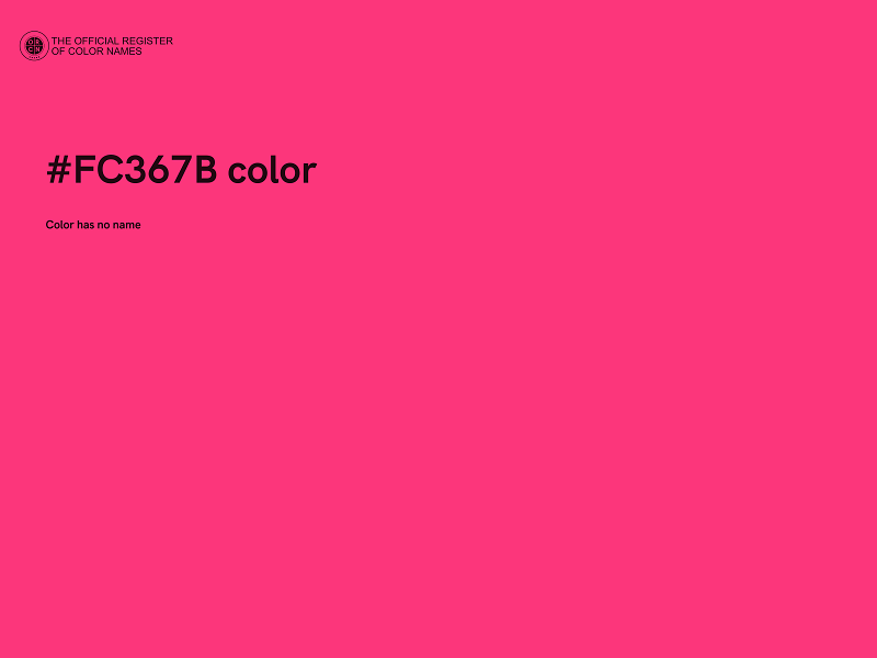 #FC367B color image