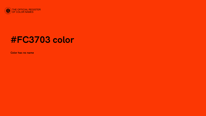 #FC3703 color image