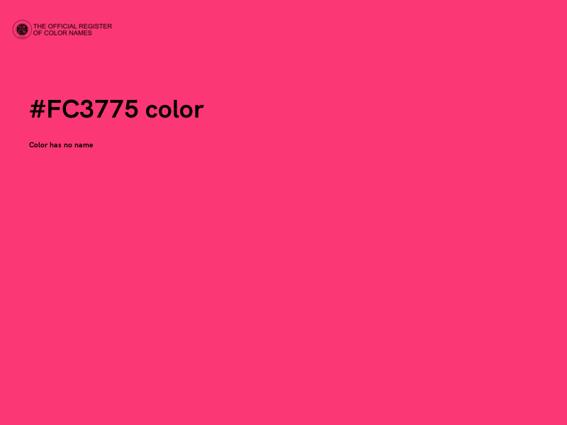 #FC3775 color image
