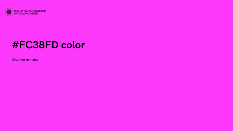 #FC38FD color image