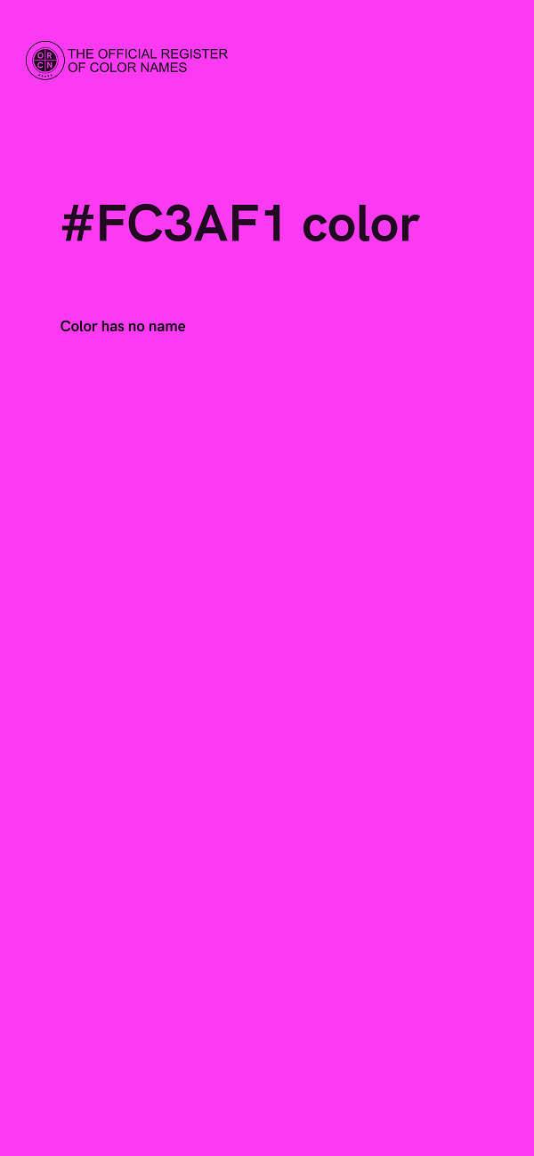 #FC3AF1 color image