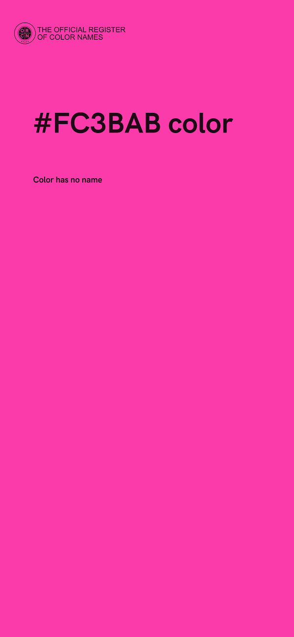 #FC3BAB color image