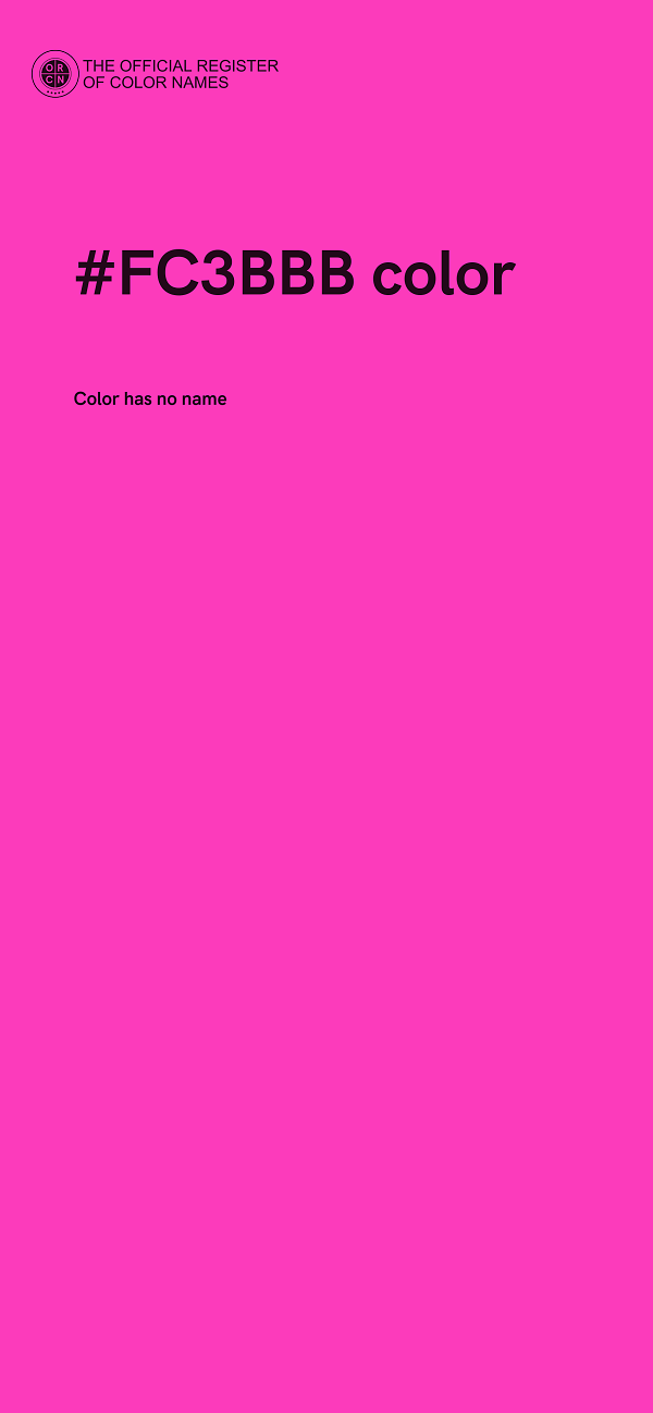 #FC3BBB color image