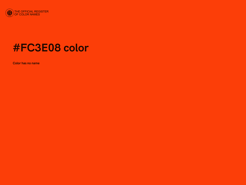 #FC3E08 color image